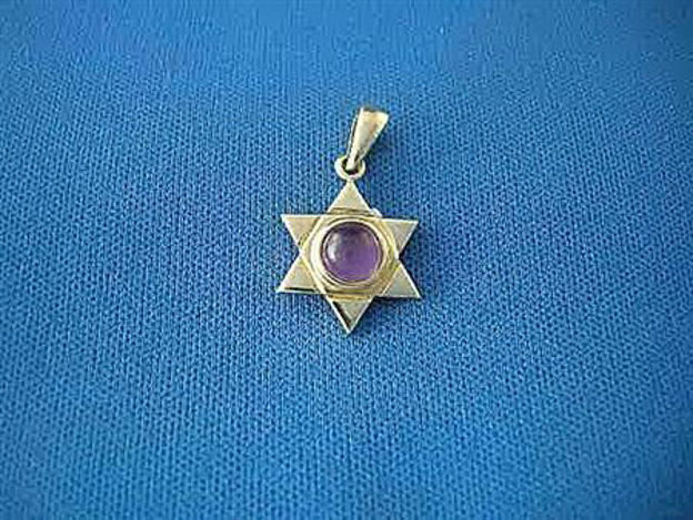 Picture of #G1014 Amethyst Star of David