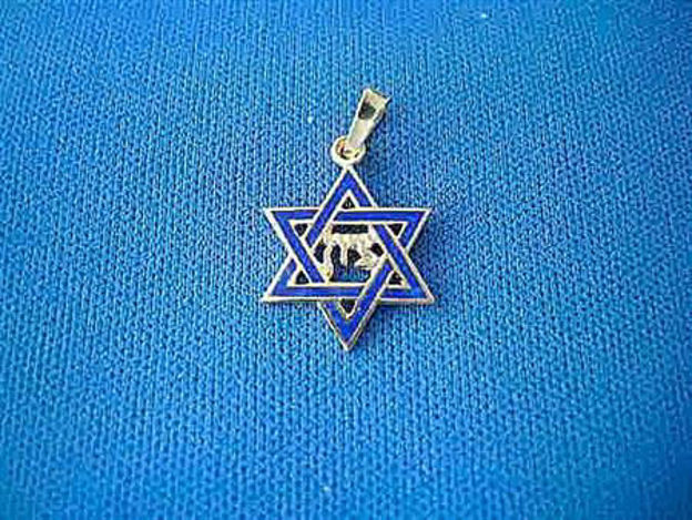 Picture of #G105 Enameled Star of David