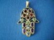 Picture of Gemstone Hearts Hamsa