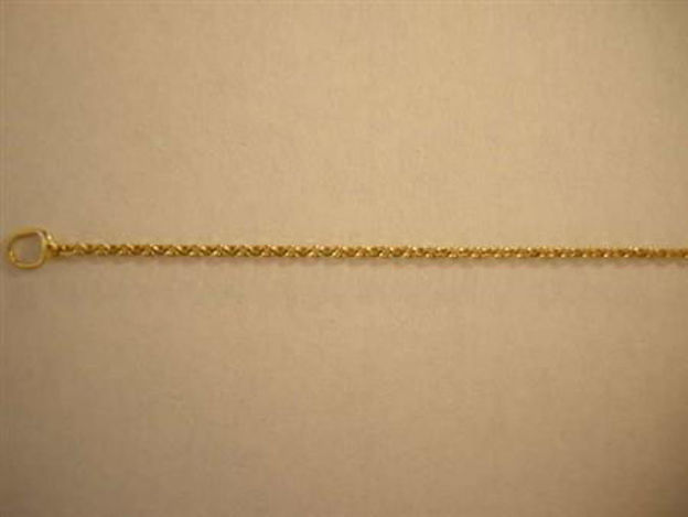 Picture of #GBROPE 14K Yellow Gold Baby Rope Chain