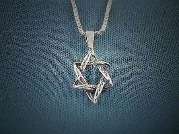 Picture of #S117 Antiqued Star of David