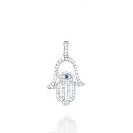 Picture of White Gold, Diamonds, Sapphire