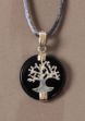 Picture of Tree of Life Pendant Set  Onyx