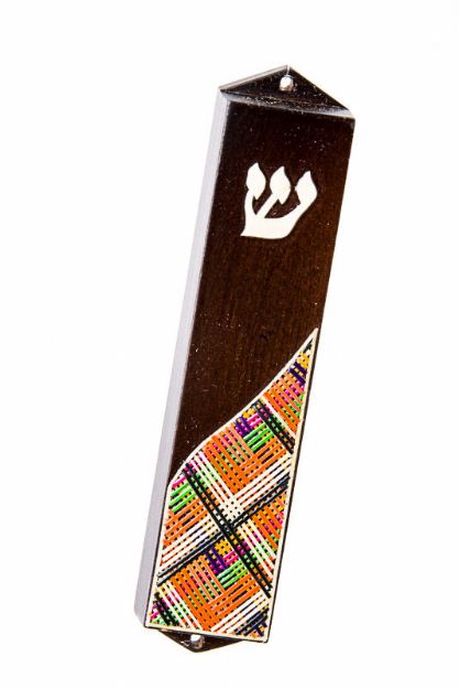 Picture of #C126 Wood and Straw Multicolor disc 