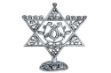 Picture of #209-S Menorah Star Silver