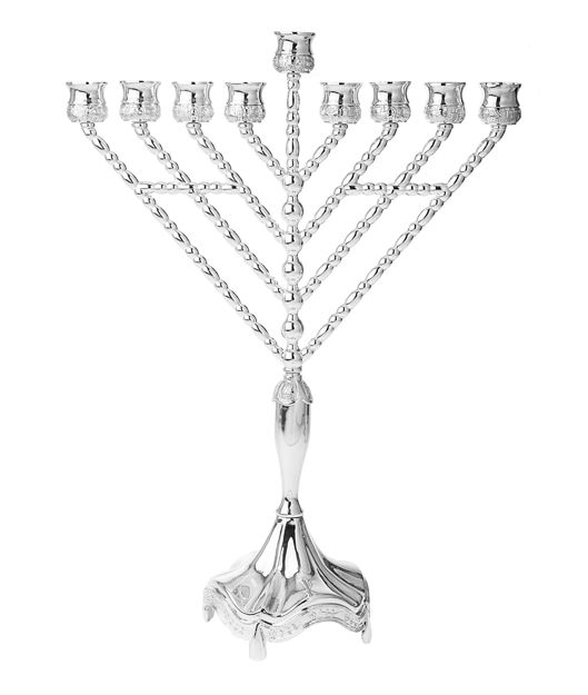 Picture of #2239 Silver Plated Menorah