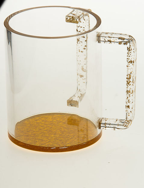 Picture of #7071-G Wash Cup Gold Lucite