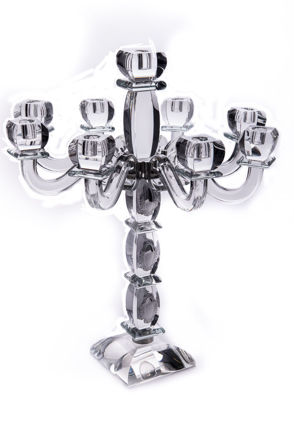 Picture of #16421 Candelabra Crystal and Sterling Silver 9 Branches