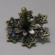 Picture of #7022 Jeweled Dreidel  with Antigue Finish and stones