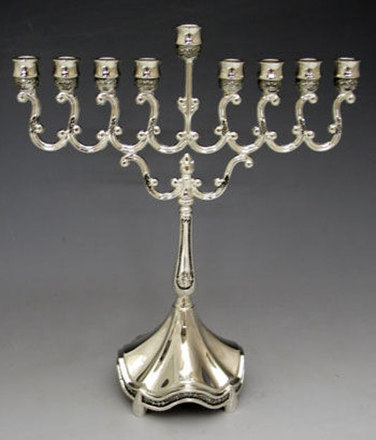 Picture of #1937-S Silver Plated Menorah