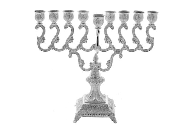 Picture of #425 Silver Plated Menorah