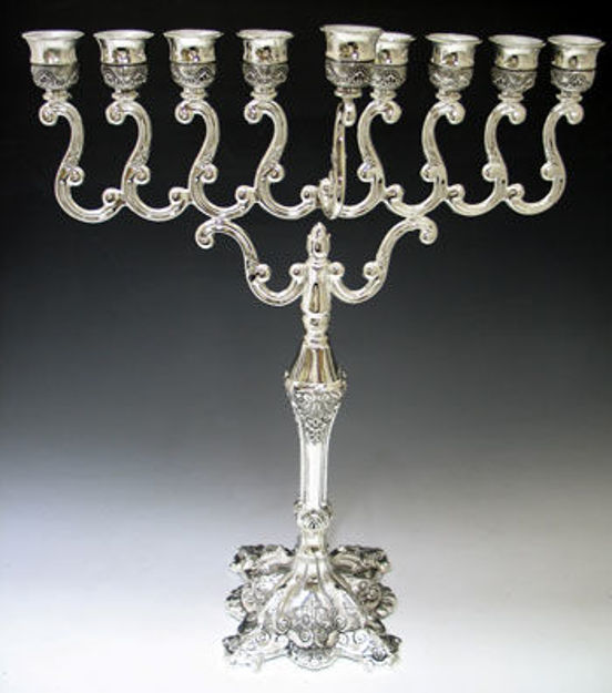 Picture of #888 Silver Plated Menorah