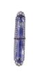 Picture of #150-PR Mezuzah Enamel Purple with stones