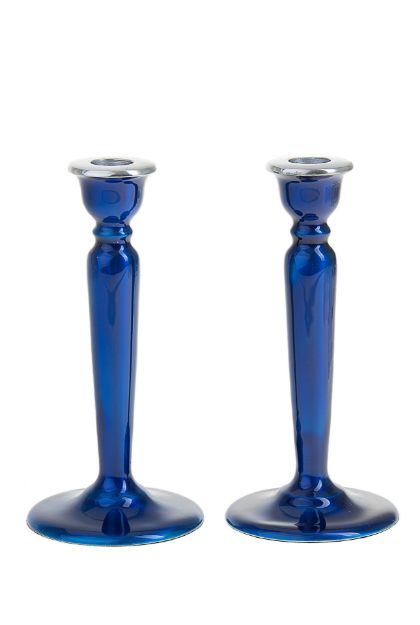 Picture of G100-BL Candle Stick Enamel Blue blue