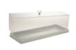 Picture of 1635-S Cake Box Lucite Silver with Clear lid