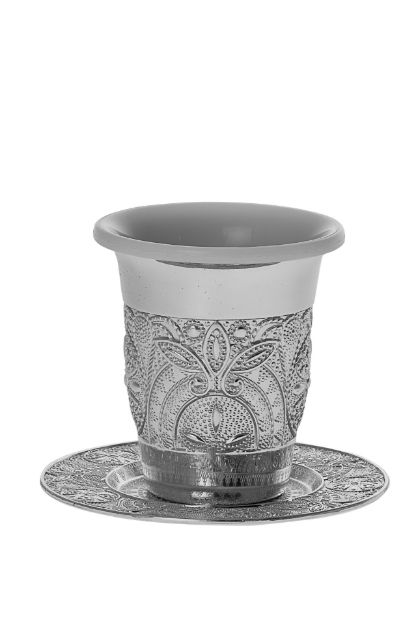 Picture of 2135 Kiddush Cup and tray Silver Plated