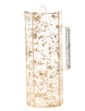 Picture of 1660-FG Pitcher Lucite Gold Flakes Hexagon