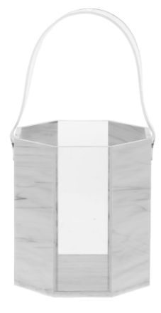 Picture of 1661-M Ice bucket Lucite Marble
