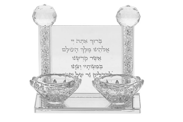 Picture of 684 Crystal Candle Stick clear  -