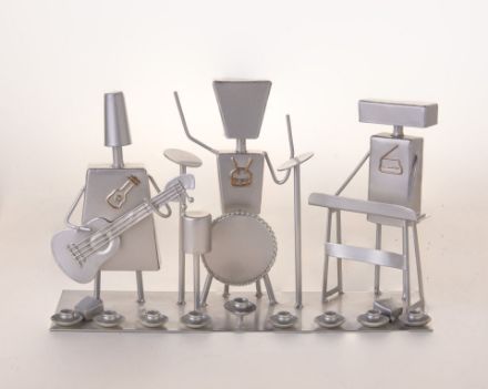 Picture of 202-S Menorah Metal Musical Silver Orchestra 