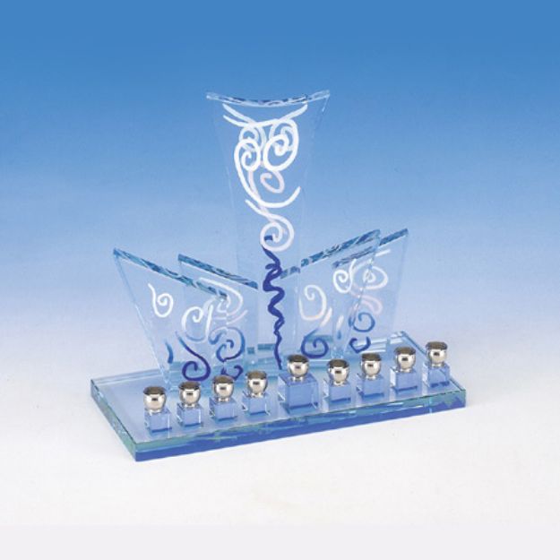 Picture of #151 Crystal Menorah Art Deco