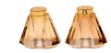 Picture of #3018-G Crystal Salt and Pepper Sheakers Gold  