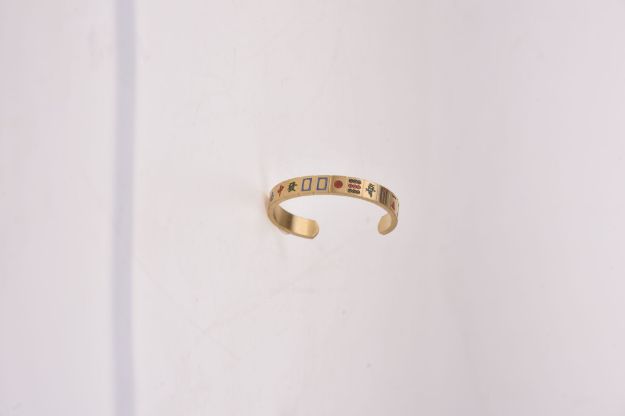 Picture of #417 Mah Jongg Tile Rope Bracelet  - copy