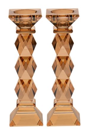 Picture of 699G-L Crystal Candle Stick Gold Large