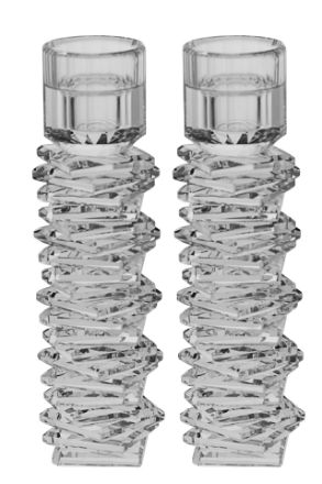 Picture of 689-M Crystal Candle Stick Clear Medium 
